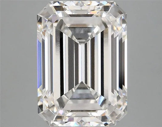 4.10ct Emerald Lab Grown Diamond (Colour D, Clarity VVS2, IGI Certified)