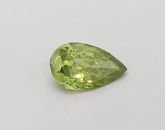 0.18ct Pear Lab Grown Diamond (Colour Fancy Vivid Green, Clarity VS1, IGI Certified)