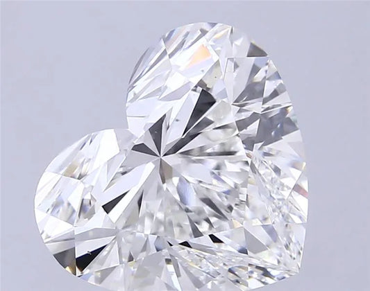 7.07ct Heart Lab Grown Diamond (Colour G, Clarity VS1, IGI Certified)