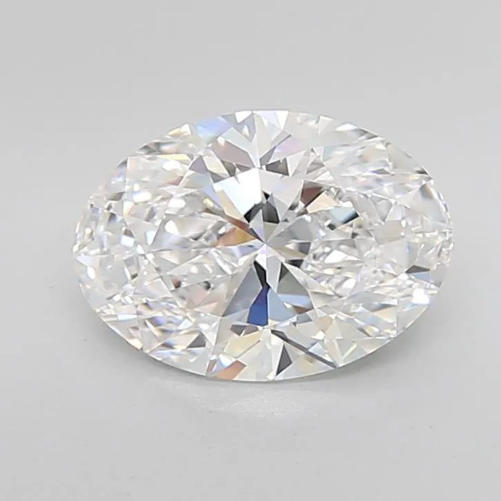 3.25ct Oval Lab Grown Diamond (Colour D, Clarity VVS1, Cut EX, IGI Certified)
