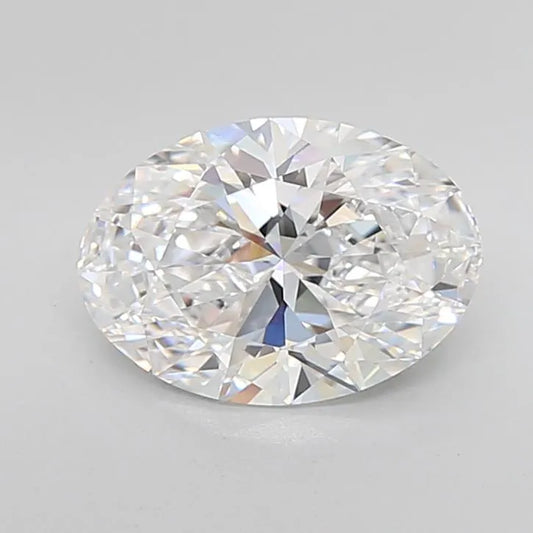 3.25ct Oval Lab Grown Diamond (Colour D, Clarity VVS1, Cut EX, IGI Certified)