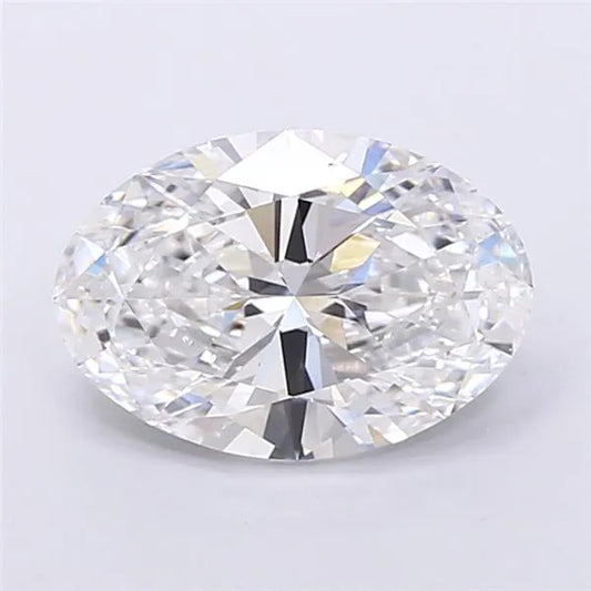4.01ct Oval Lab Grown Diamond (Colour D, Clarity VVS2, IGI Certified)