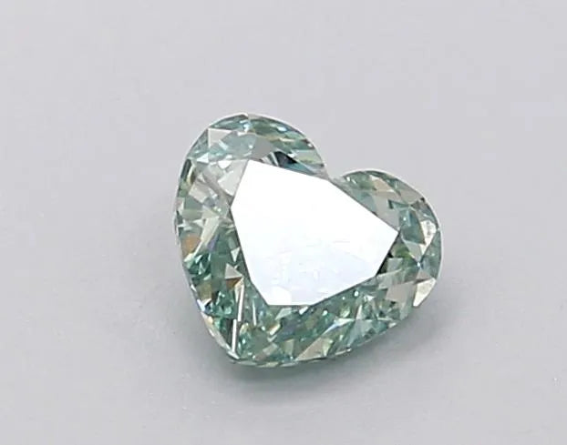 0.35ct Heart Lab Grown Diamond (Colour Fancy Vivid Green, Clarity VS2, IGI Certified)