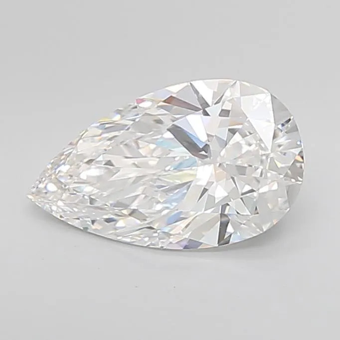 2.35ct Pear Lab Grown Diamond (Colour D, Clarity VVS2, Cut EX, IGI Certified)