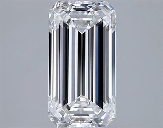 2.53ct Emerald Lab Grown Diamond (Colour E, Clarity VVS2, IGI Certified)