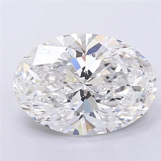 4.03ct Oval Lab Grown Diamond (Colour E, Clarity VS1, IGI Certified)