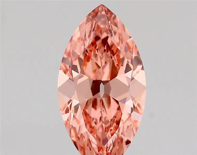 1.51ct Marquise Lab Grown Diamond (Colour Fancy Vivid Pink, Clarity VVS2, IGI Certified)