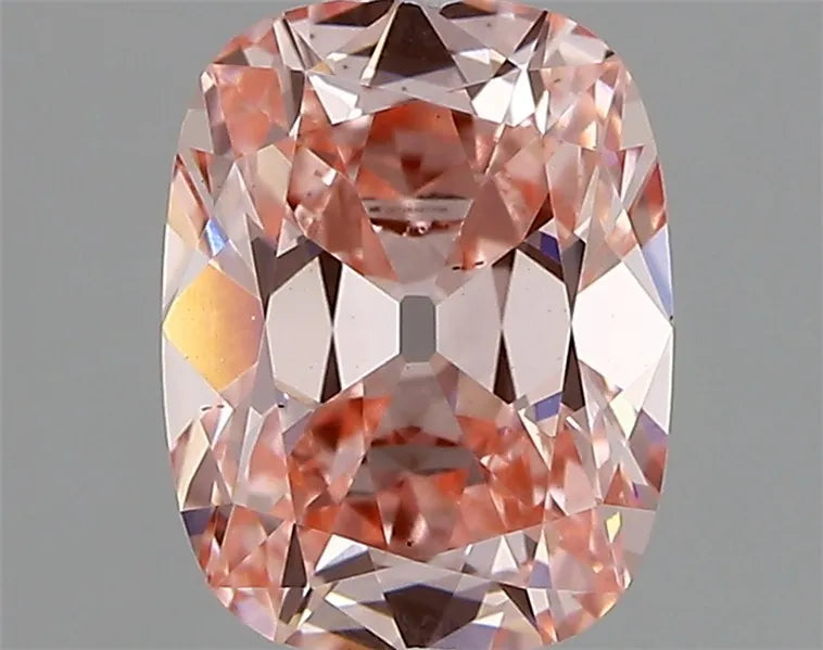 1.30ct Cushion modified Lab Grown Diamond (Colour Fancy Vivid Pink, Clarity VS1, IGI Certified)