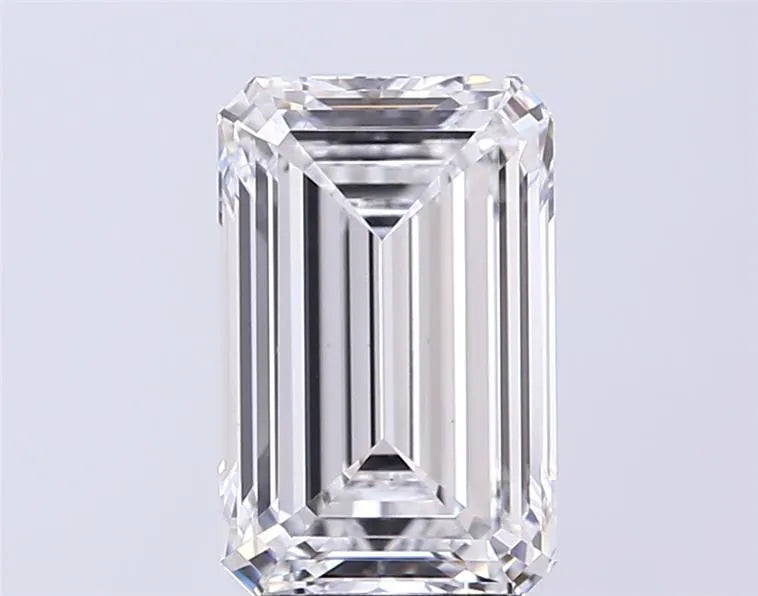 4.00ct Emerald Lab Grown Diamond (Colour D, Clarity VVS2, IGI Certified)