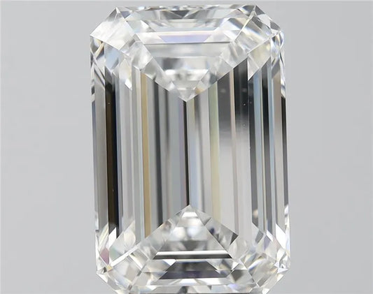 9.37ct Emerald Lab Grown Diamond (Colour F, Clarity VVS2, IGI Certified)
