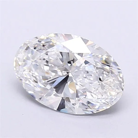 2.52ct Oval Lab Grown Diamond (Colour D, Clarity VVS2, IGI Certified)