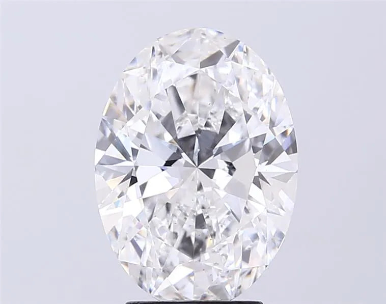 3.55ct Oval Lab Grown Diamond (Colour E, Clarity VS2, IGI Certified)