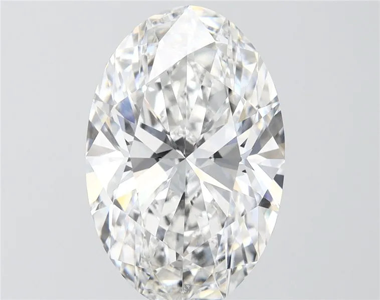 5.53ct Oval Lab Grown Diamond (Colour E, Clarity VVS2, IGI Certified)