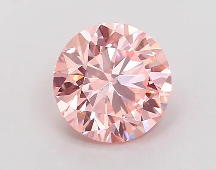 0.99ct Round Lab Grown Diamond (Colour Fancy Intense Pink, Clarity VS1, Cut EX, IGI Certified)