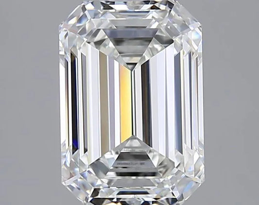 2.90ct Emerald Lab Grown Diamond (Colour F, Clarity VVS1, IGI Certified)