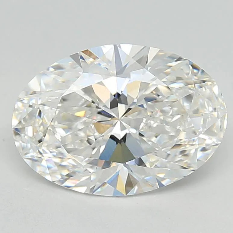 3.11ct Oval Lab Grown Diamond (Colour E, Clarity VVS2, IGI Certified)