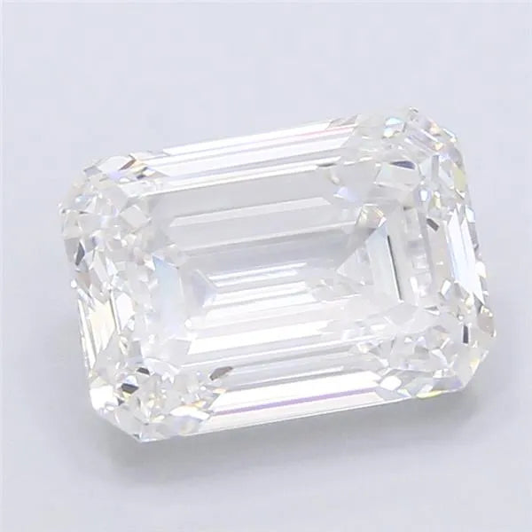 5.17ct Emerald Lab Grown Diamond (Colour D, Clarity VVS2, IGI Certified)