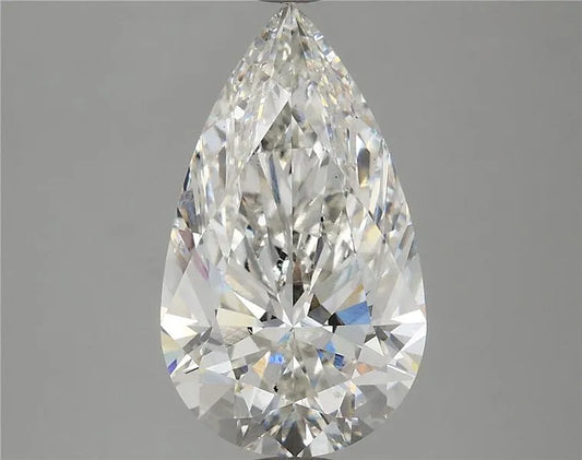 4.33ct Pear Lab Grown Diamond (Colour G, Clarity VS2, IGI Certified)