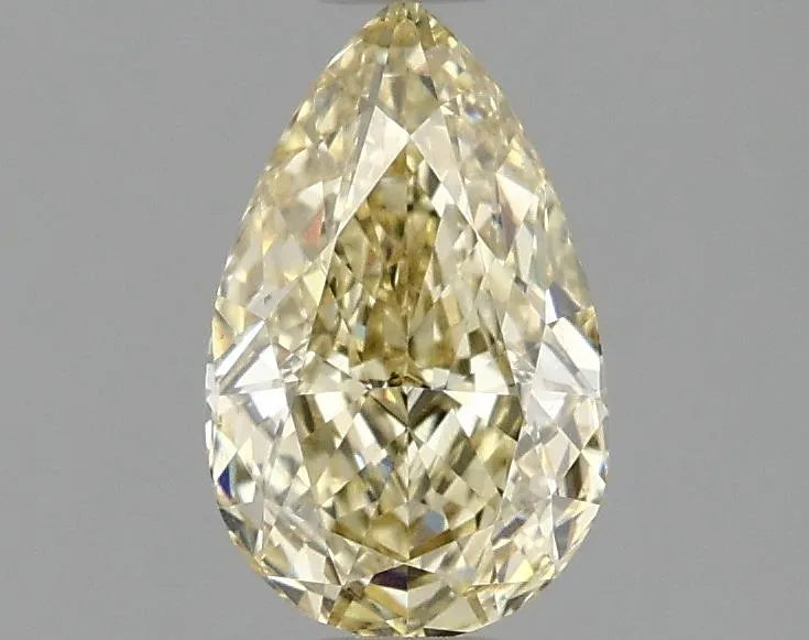 1.04ct Pear Lab Grown Diamond (Colour Fancy Yellow, Clarity VVS2, IGI Certified)