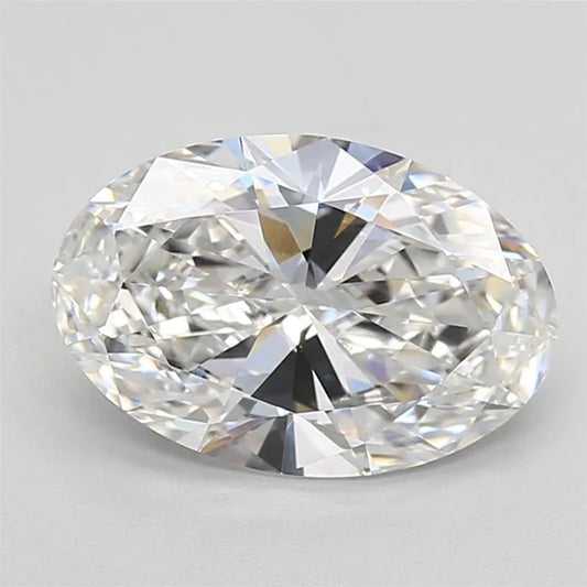2.80ct Oval Lab Grown Diamond (Colour D, Clarity VS1, IGI Certified)