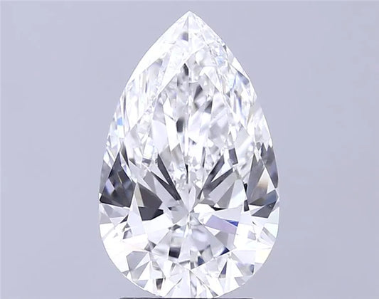 2.52ct Pear Lab Grown Diamond (Colour D, Clarity VVS1, IGI Certified)