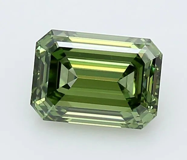 1.12ct Emerald Lab Grown Diamond (Colour Fancy Vivid Green, Clarity VVS2, IGI Certified)