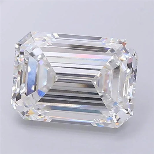 10.15ct Emerald Lab Grown Diamond (Colour E, Clarity VVS1, IGI Certified)