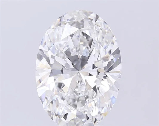 6.03ct Oval Lab Grown Diamond (Colour F, Clarity VVS2, IGI Certified)