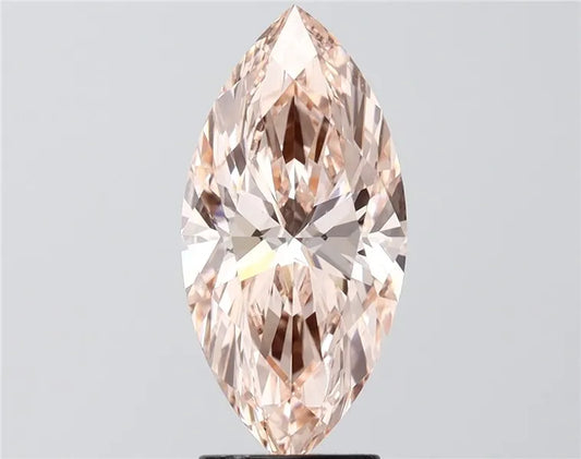 2.99ct Marquise Lab Grown Diamond (Colour Fancy Intense Pink, Clarity VVS2, IGI Certified)