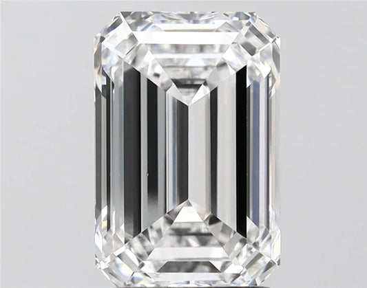 3.07ct Emerald Lab Grown Diamond (Colour D, Clarity VVS1, IGI Certified)