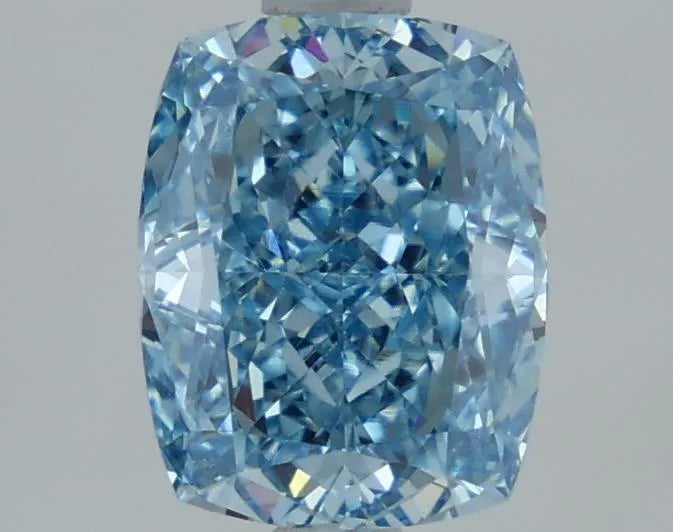 1.82ct Cushion modified Lab Grown Diamond (Colour Fancy Vivid Blue, Clarity VS1, IGI Certified)