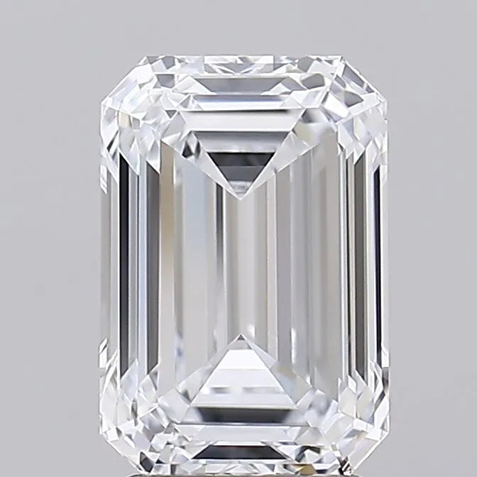 3.09ct Emerald Lab Grown Diamond (Colour E, Clarity IF, IGI Certified)
