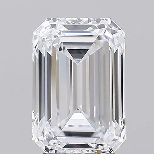 3.09ct Emerald Lab Grown Diamond (Colour E, Clarity IF, IGI Certified)
