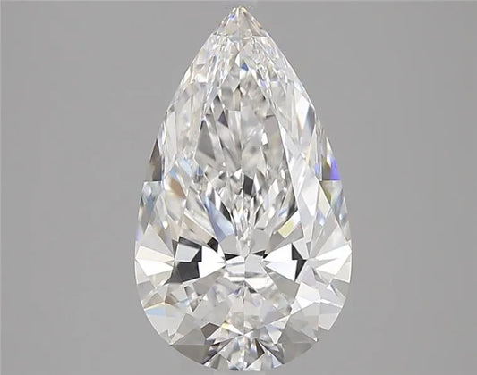 3.04ct Pear Lab Grown Diamond (Colour D, Clarity VVS1, IGI Certified)