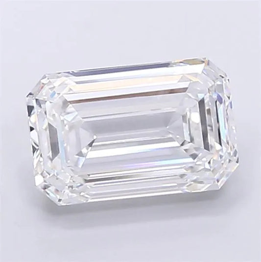 4.71ct Emerald Lab Grown Diamond (Colour D, Clarity VVS2, IGI Certified)