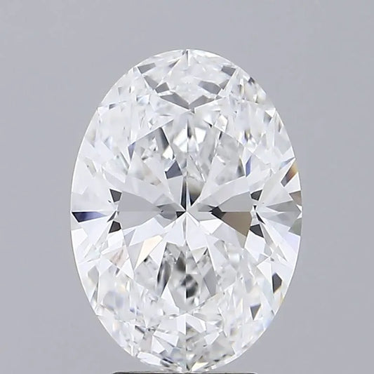 3.79ct Oval Lab Grown Diamond (Colour D, Clarity VS2, IGI Certified)