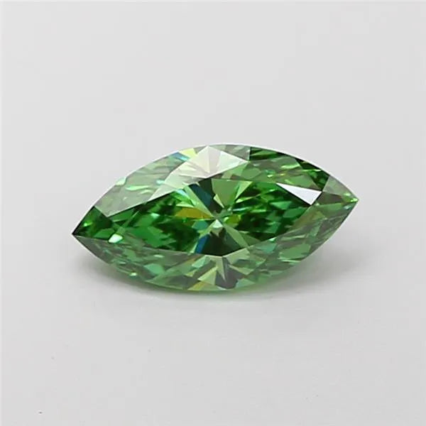 1.00ct Marquise Lab Grown Diamond (Colour Fancy Vivid Green, Clarity VS1, IGI Certified)