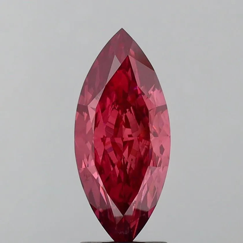 4.00ct Marquise Lab Grown Diamond (Colour Fancy Intense Brownish Pink, Clarity VS2, IGI Certified)