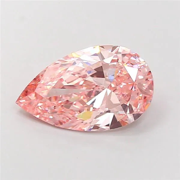 2.51ct Pear Lab Grown Diamond (Colour Fancy Intense Pink, Clarity VS1, IGI Certified)