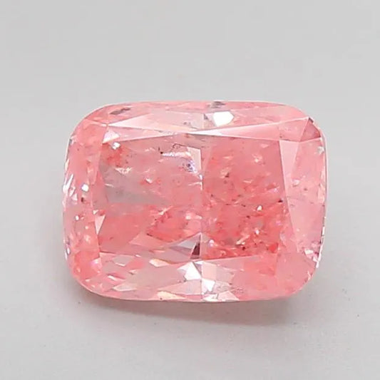 3.07ct Cushion brilliant Lab Grown Diamond (Colour Fancy Intense Pink, Clarity VS1, IGI Certified)