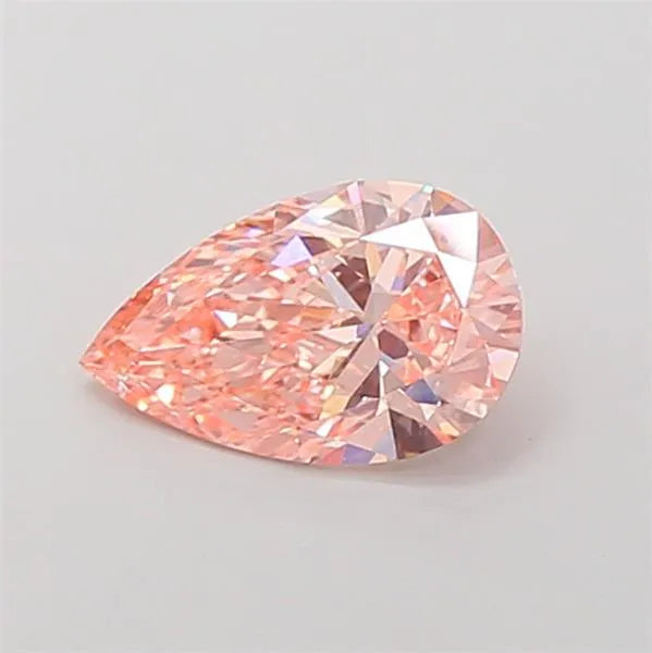 1.53ct Pear Lab Grown Diamond (Colour Fancy Vivid Pink, Clarity VVS2, IGI Certified)