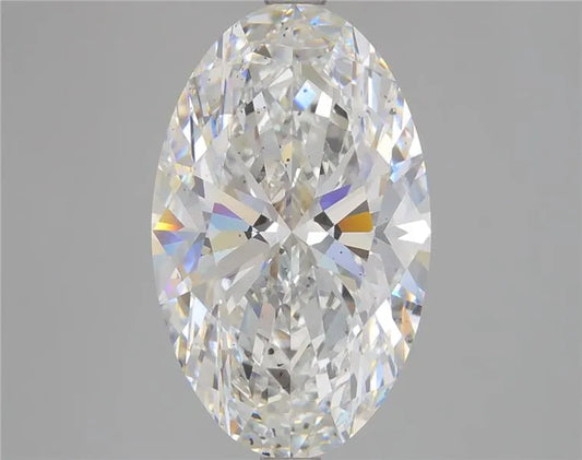 5.42ct Oval Lab Grown Diamond (Colour F, Clarity SI1, IGI Certified)