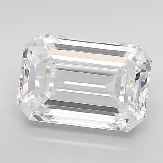 2.61ct Emerald Lab Grown Diamond (Colour D, Clarity VVS1, Cut EX, IGI Certified)