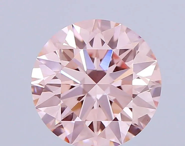 1.70ct Round Lab Grown Diamond (Colour Fancy Intense Pink, Clarity VVS2, Cut ID, IGI Certified)