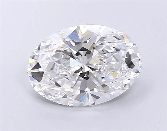 3.50ct Oval Lab Grown Diamond (Colour D, Clarity VVS2, GIA Certified)