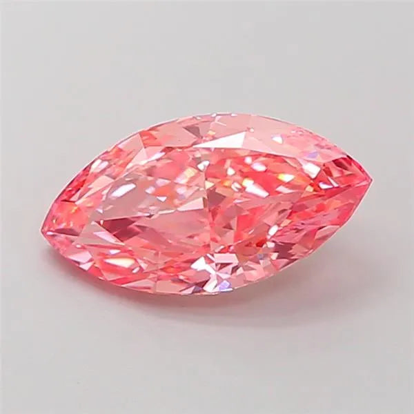 1.64ct Marquise Lab Grown Diamond (Colour Fancy Vivid Pink, Clarity VS1, IGI Certified)