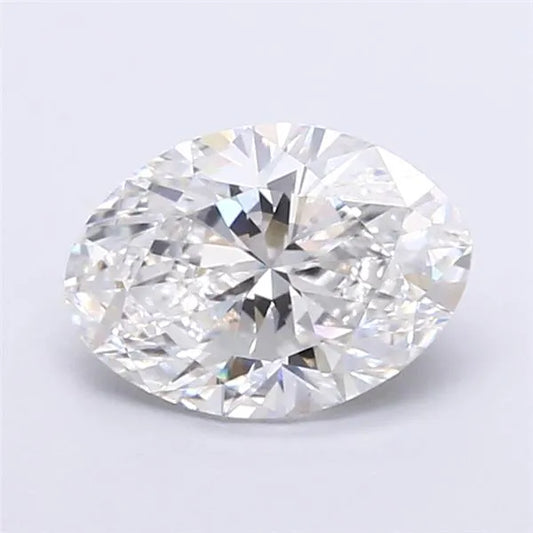 3.00ct Oval Lab Grown Diamond (Colour F, Clarity VVS2, IGI Certified)