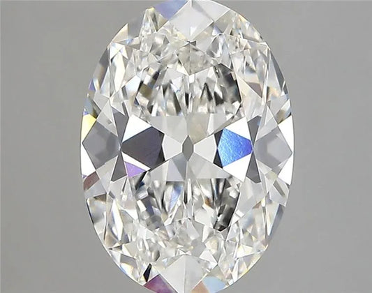3.00ct Oval Lab Grown Diamond (Colour F, Clarity VVS2, IGI Certified)