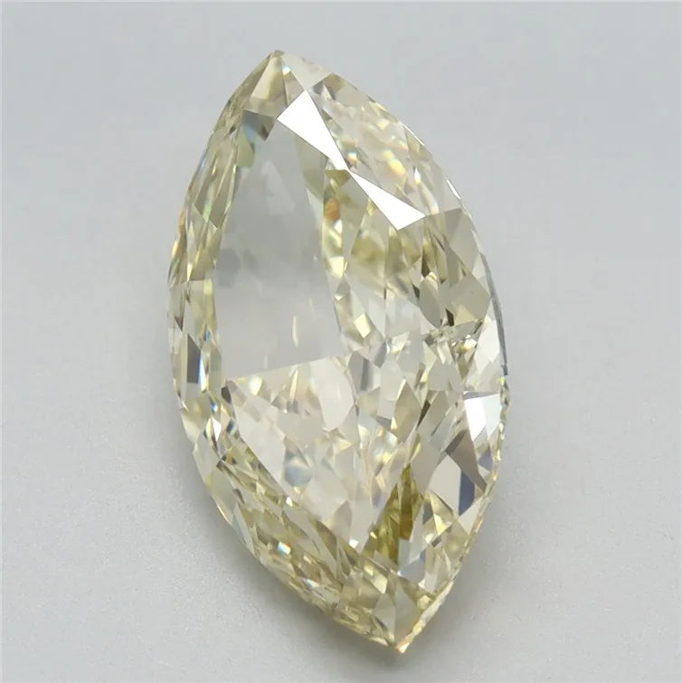 3.52ct Marquise Lab Grown Diamond (Colour Fancy Light Yellow, Clarity VS1, IGI Certified)