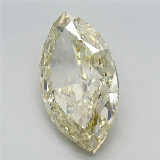 3.52ct Marquise Lab Grown Diamond (Colour Fancy Light Yellow, Clarity VS1, IGI Certified)